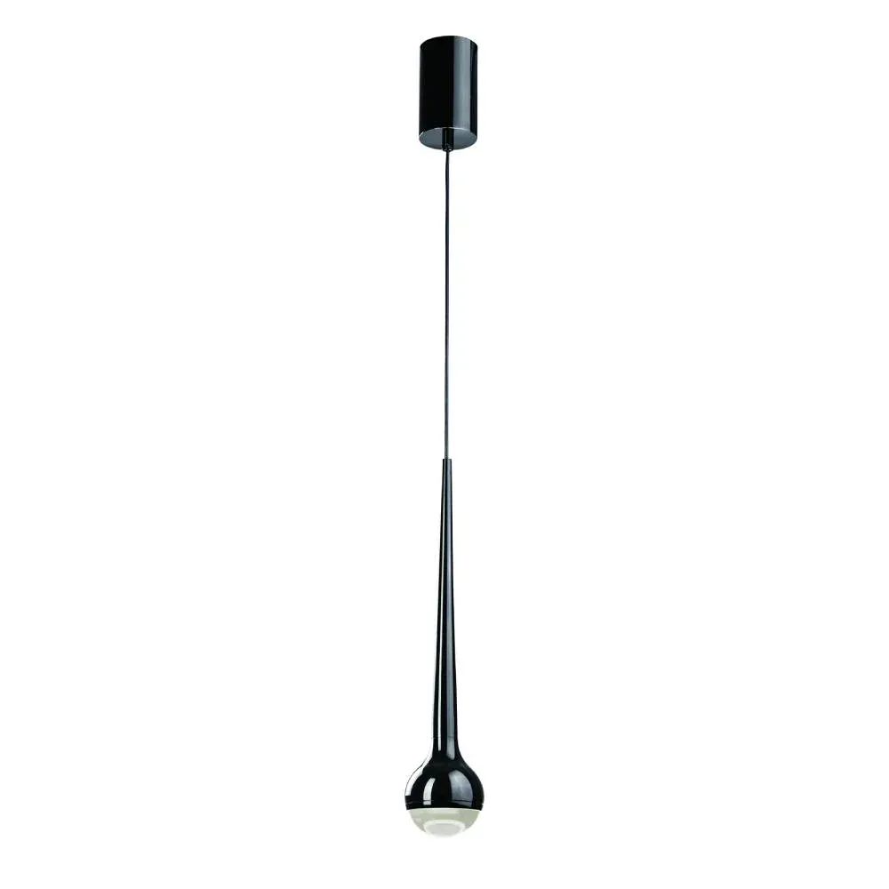 Suspension spot Orlicki Design Cappi 1L LED H 37,5 cm Black