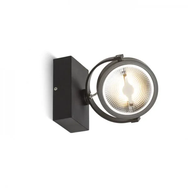 Spot mural Rendl KELLY 1 x LED 12W 3000K noir