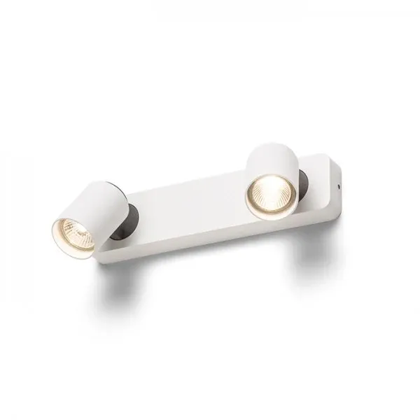 Spots muraux Rendl DUGME 2 x GU10 35W blancs