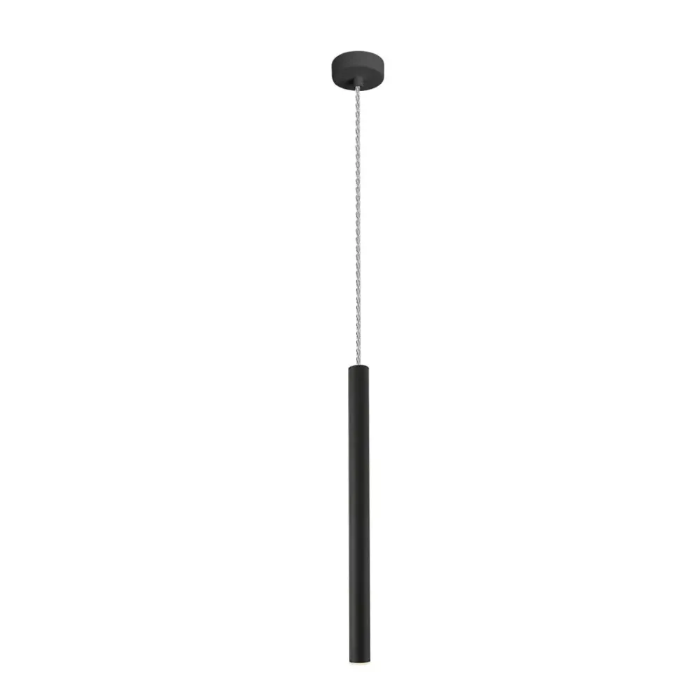 Spot suspendu Schuller VARAS 1L H 50cm, LED noir