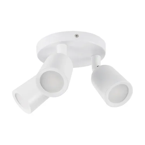 Spots de plafond STRUHM BOGNA GU10 3 x 20W, plastique blanc/noir White