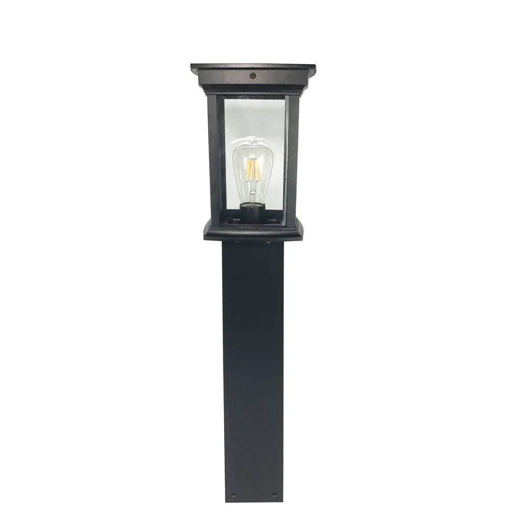 Lanterne de jardin extérieure VK Leading Light E27, H 80 cm, noire