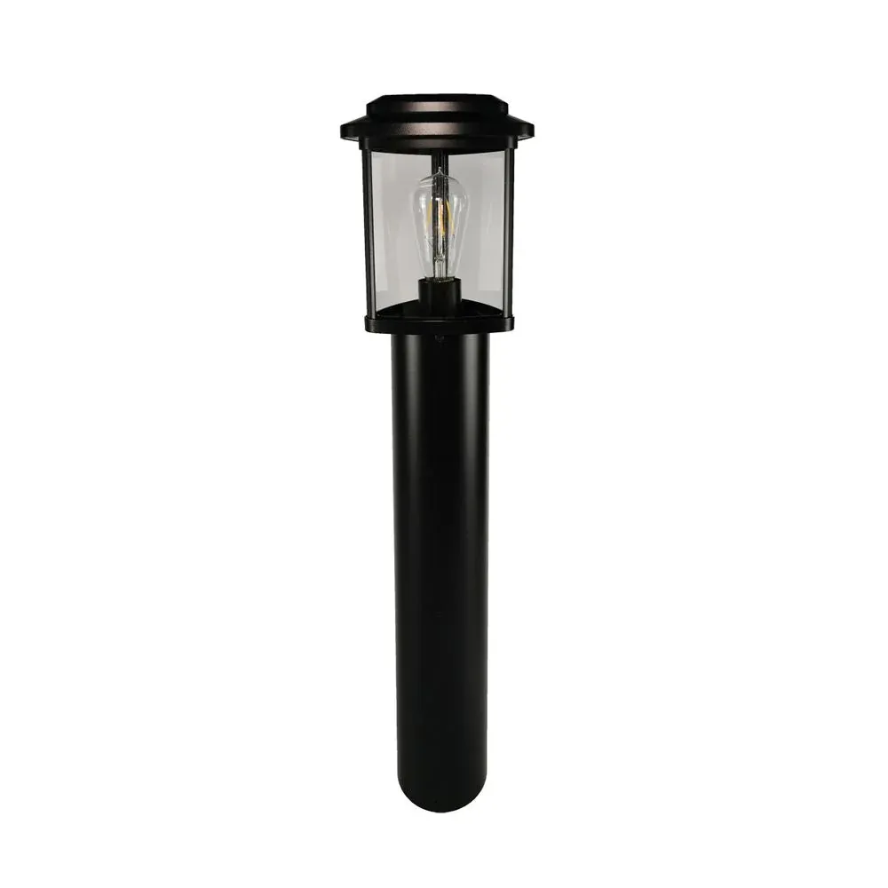 Lanterne de jardin extérieure VK Leading Light E27, H 29-80 cm, noir/blanc White