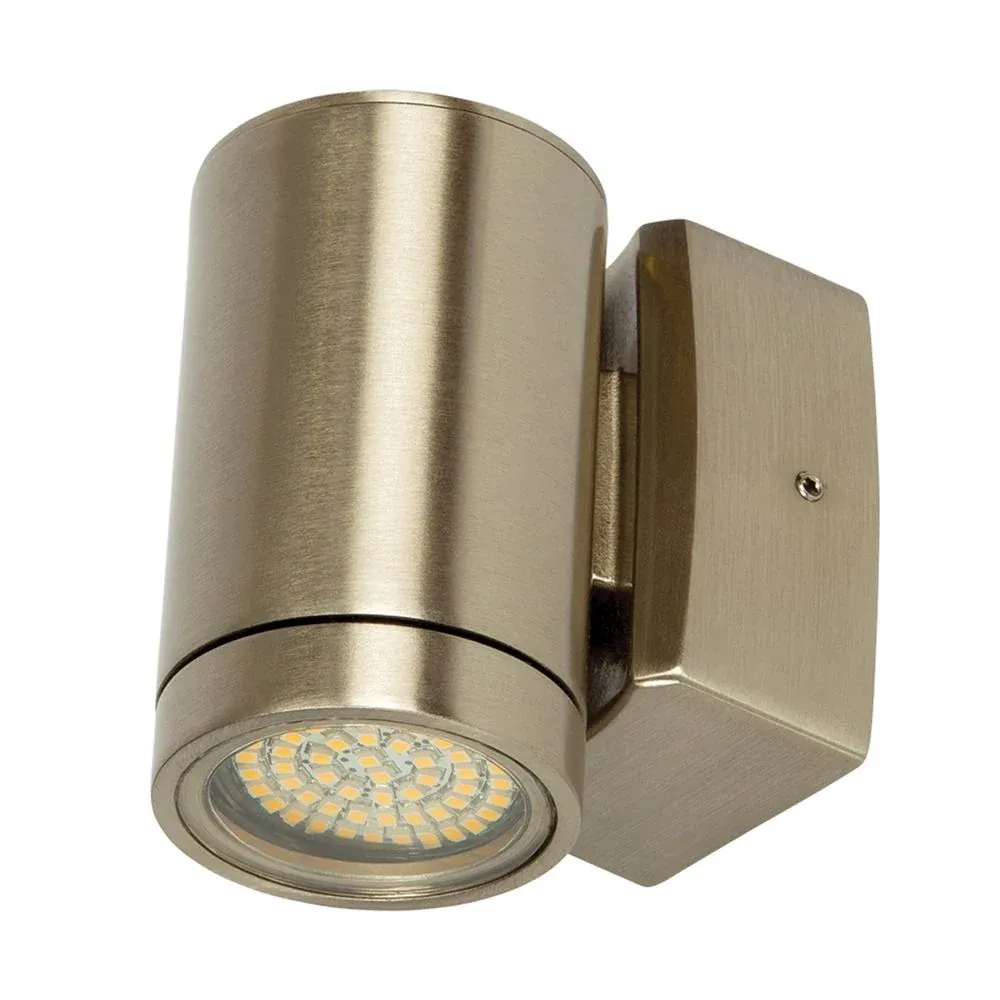 Projecteur extérieur VK Leading Light GU10, H 11 cm Brushed