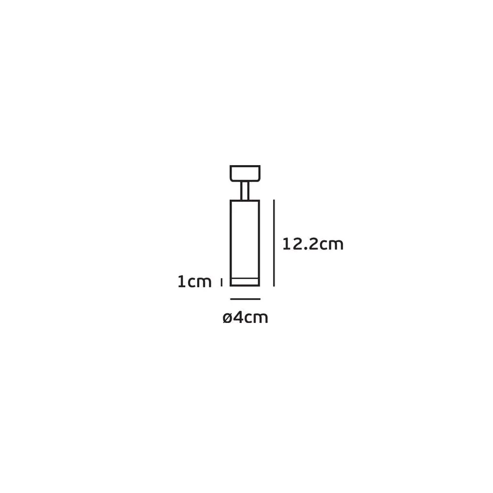 Projecteur VK Leading Light D 4 cm, blanc/noir White