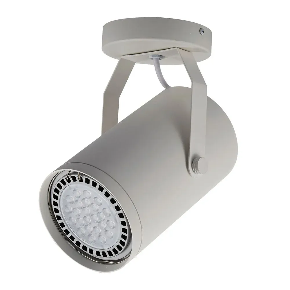 Projecteur VK Leading Light GU10 / ES111, diamètre 12 cm, blanc/noir White