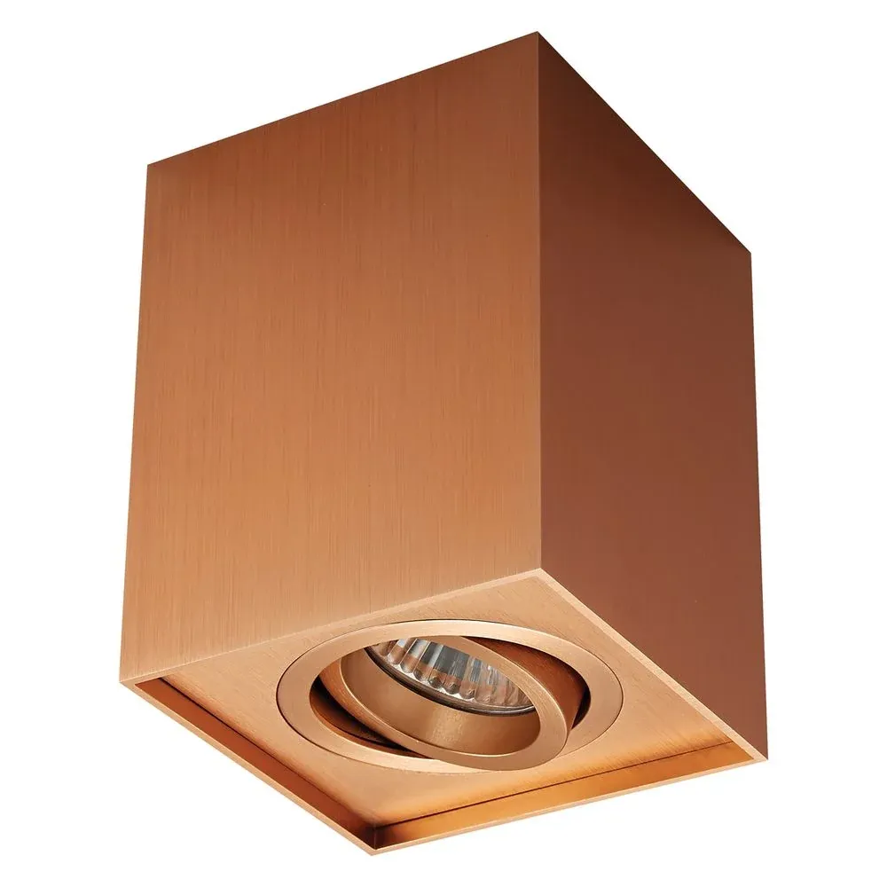 Spot de plafond VK Leading Light GU10 / PAR16, H 12,5 cm, cuivre