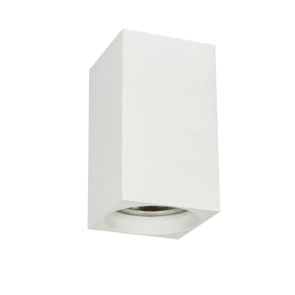 Spot de plafond VK Leading Light GU10 / PAR16, H 10 cm, noir/blanc/cuivre White