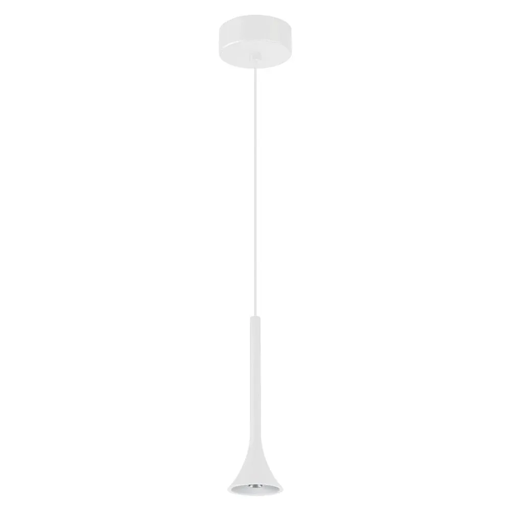 Suspension VK Leading Light LED, noir/blanc White