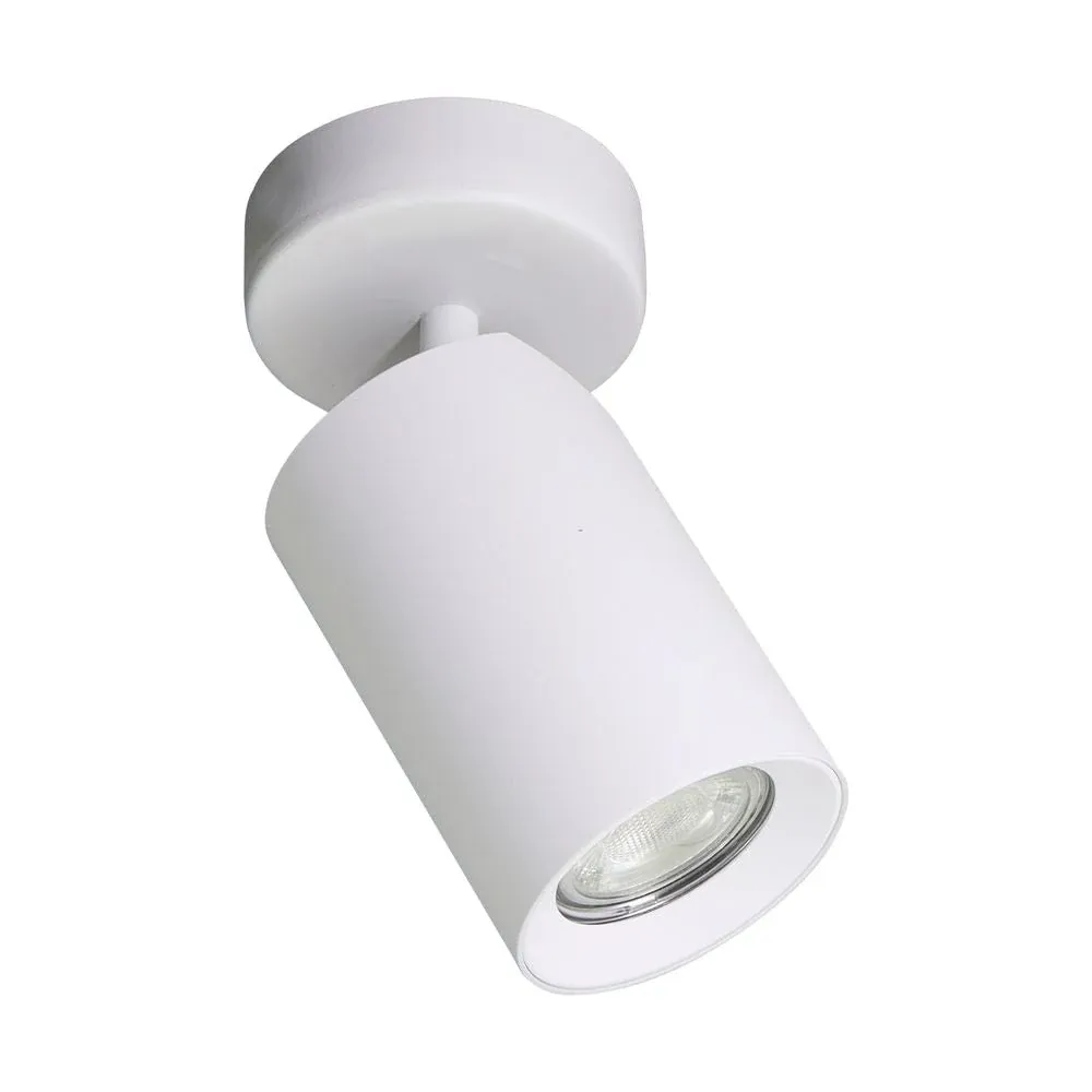 Spot de plafond Zumaline Tore 1L GU10, diamètre 7 cm Black
