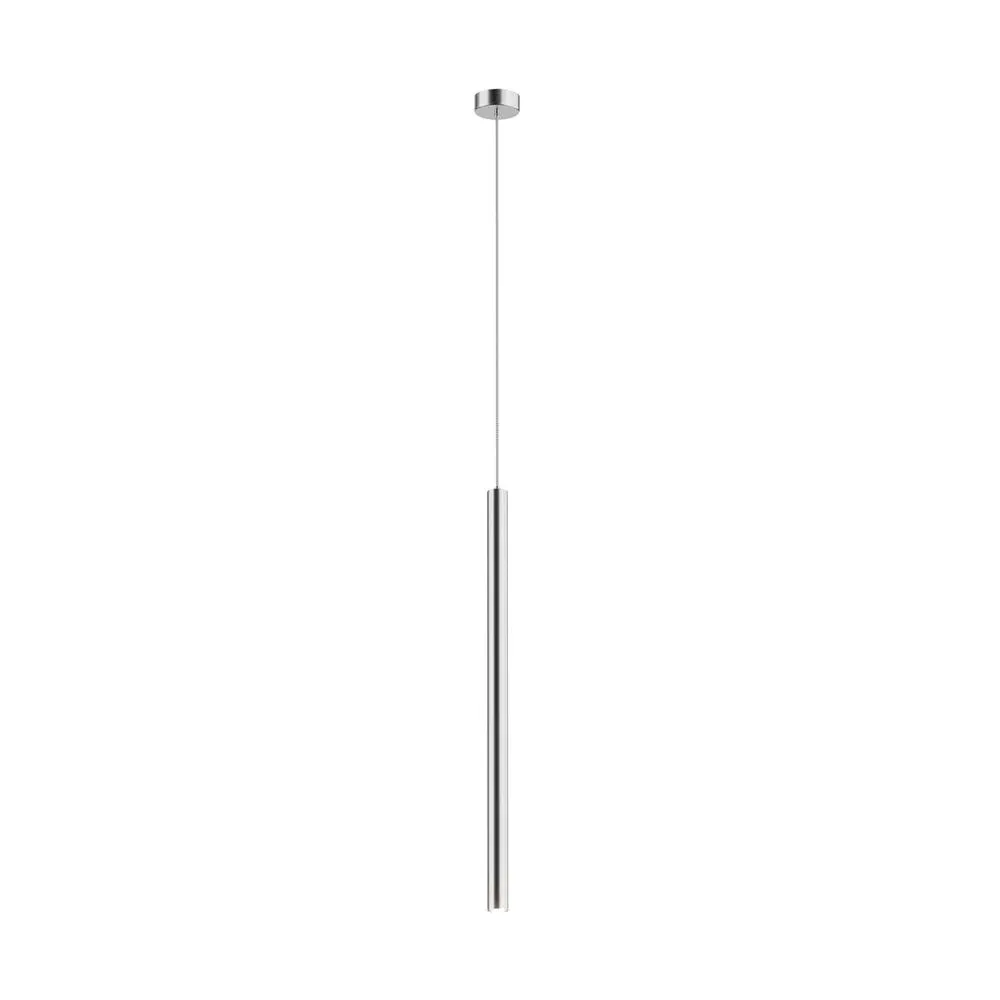 Suspension LED Zumaline Loya 1L en métal, spot encastré 5W Chrome