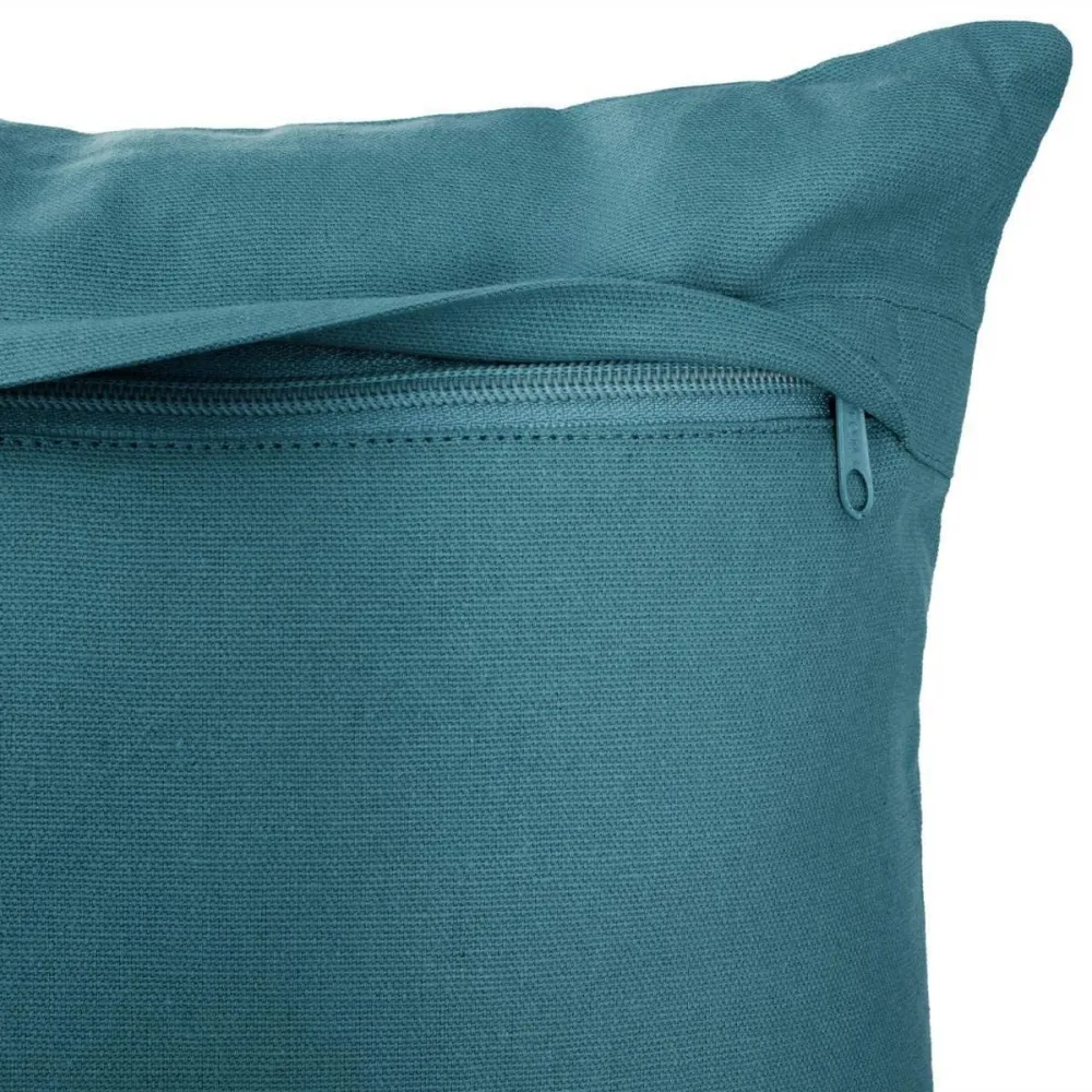 Coussin Atmosphera Otto Bleu Coton (50 x 30 cm)