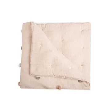 Crane Parker, couverture piquée à pompons