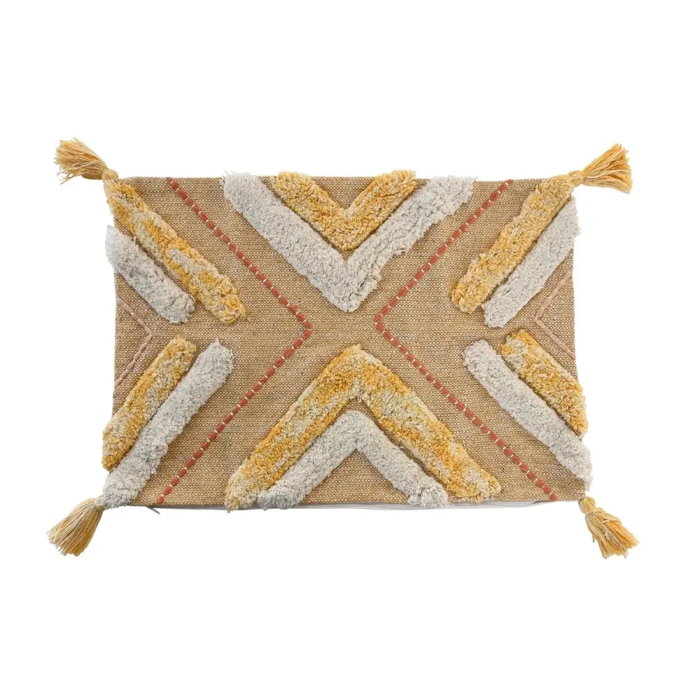Housse de coussin DKD Home Decor 60 x 1 x 40 cm Jaune