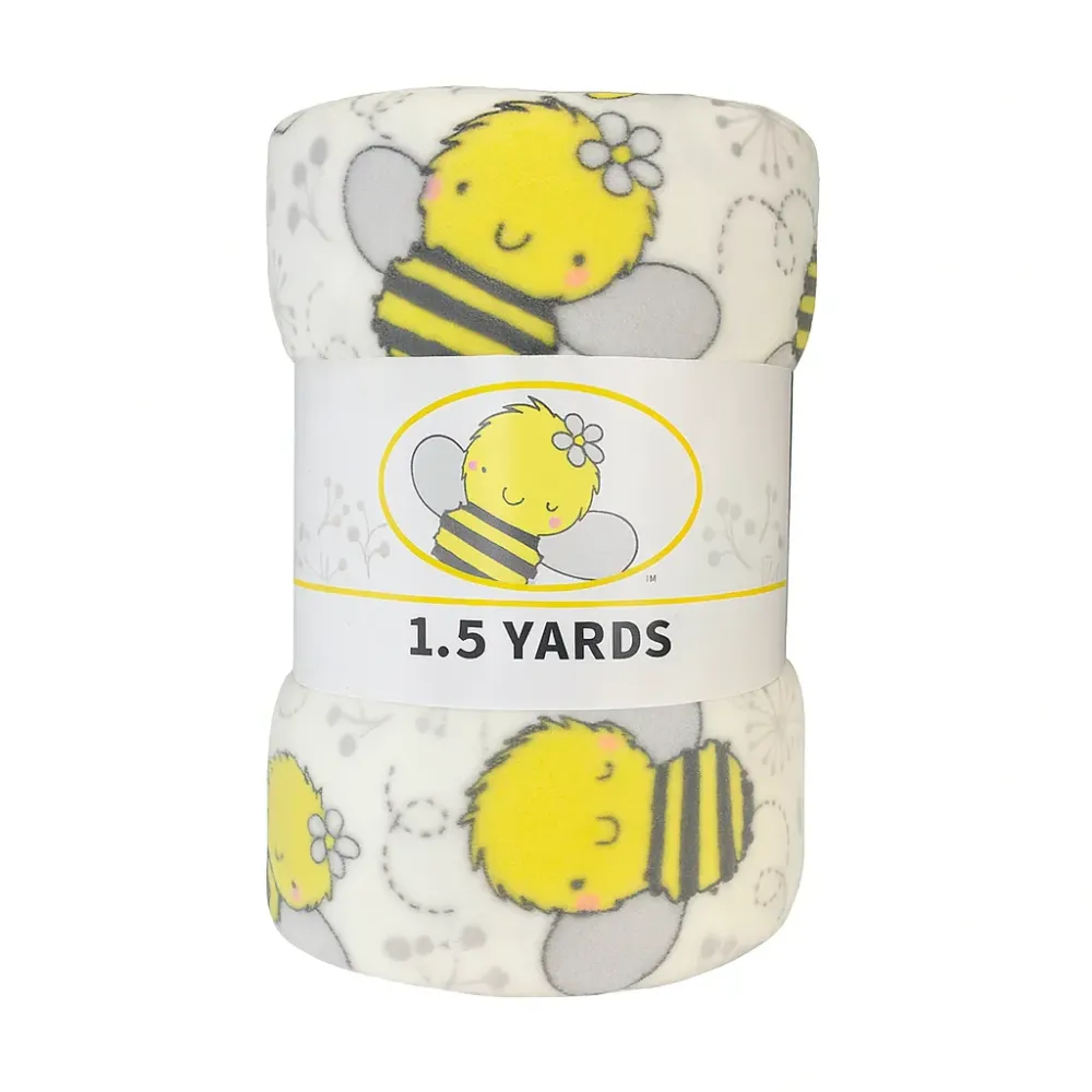 Couverture polaire douillette Izzy l'abeille – 54" x 60" Emma & Mia