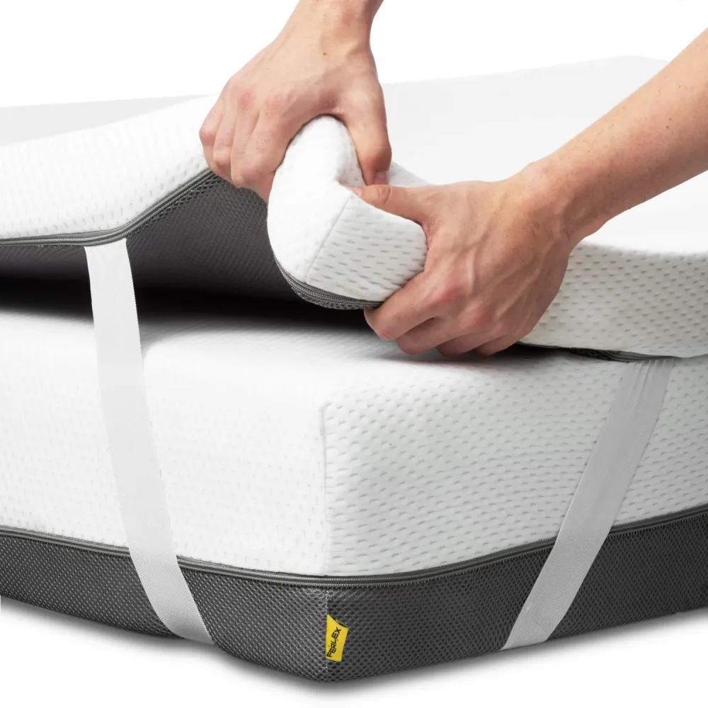 Ferlex - Surmatelas Elion en mousse à mémoire de forme de 7 cm