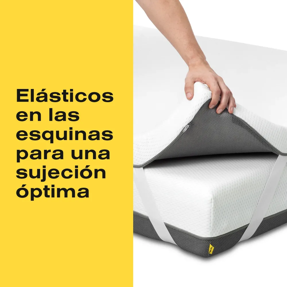 Ferlex - Surmatelas Elion en mousse à mémoire de forme de 7 cm