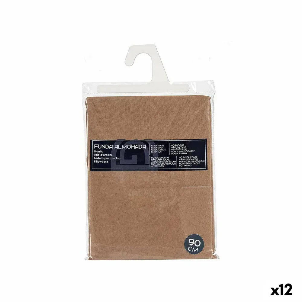 Taie d'oreiller Gift Decor Marron 45 x 0,3 x 90 cm (12 Unités)