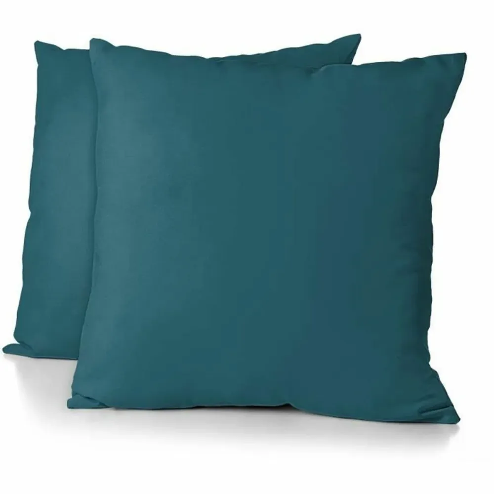 Taie d'oreiller HOME LINGE PASSION 63 x 63 cm Bleu 2 Pièces (2 Unités)