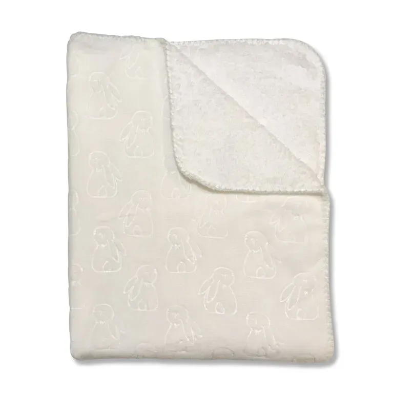 Bébé Koala - Couverture Lapin en relief - Blanche Koalababy