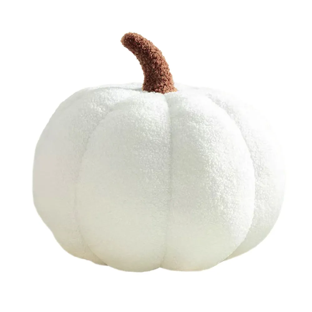 Coussin Versa Blanc Citrouille 28 x 14 x 28 cm