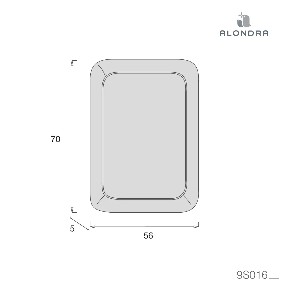 Drap-housse blanc pour berceau 50x80 cm · 9S016-B