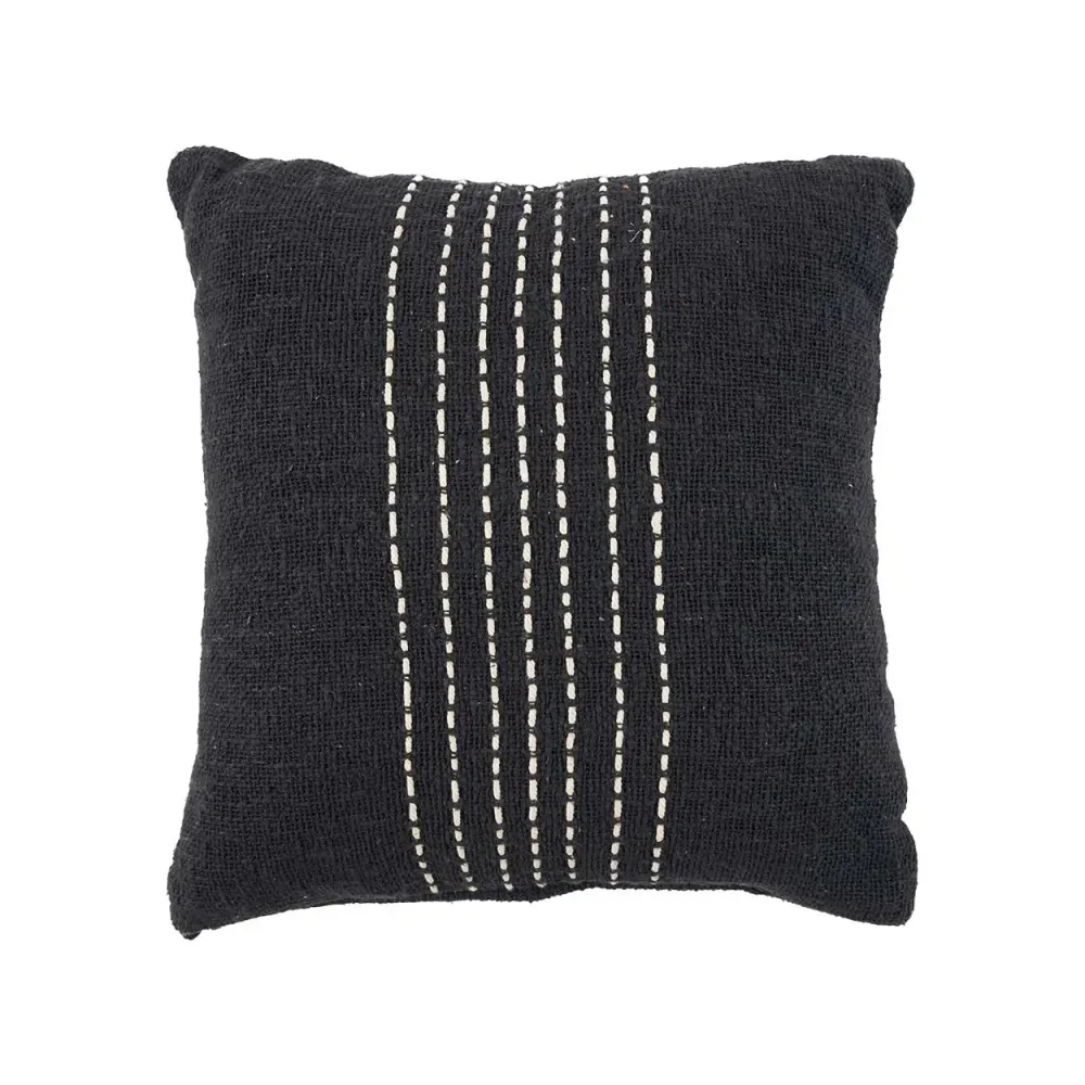 DRIZLE Housse de coussin - Noir et blanc