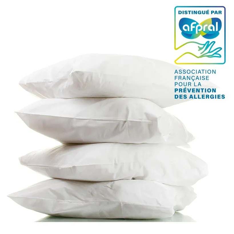 Housse oreiller anti acarien 60x60cm - fermeture à glissière