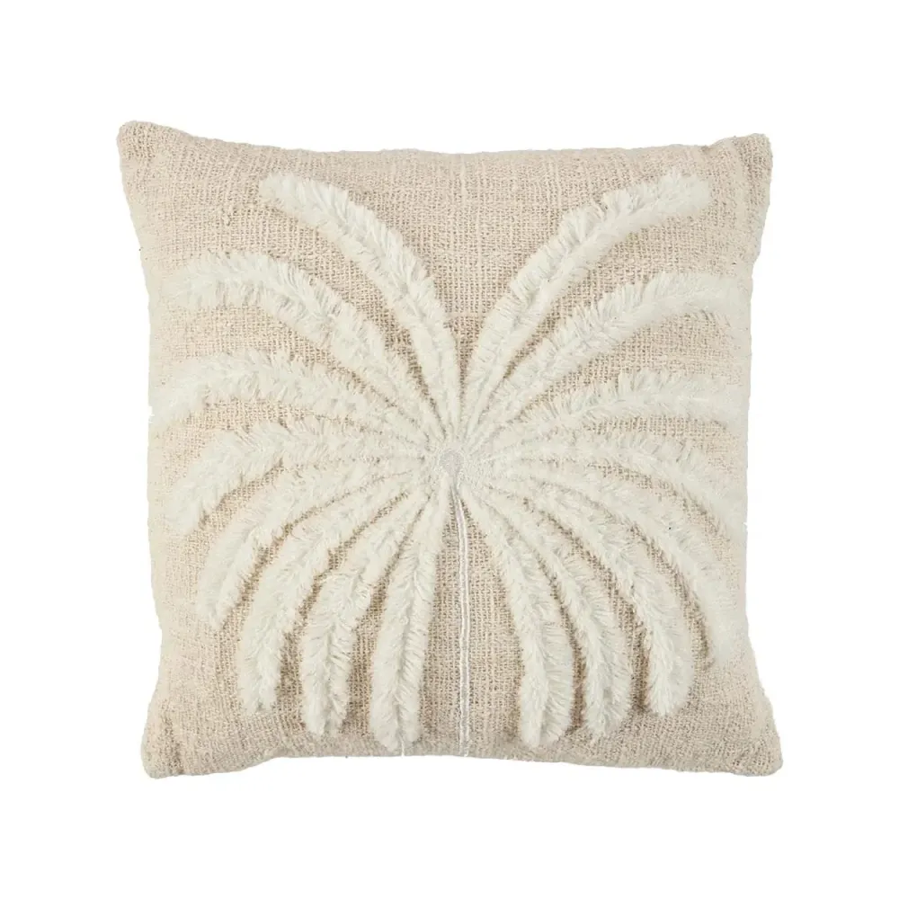 ISLA PALM Housse de coussin - Blanc naturel