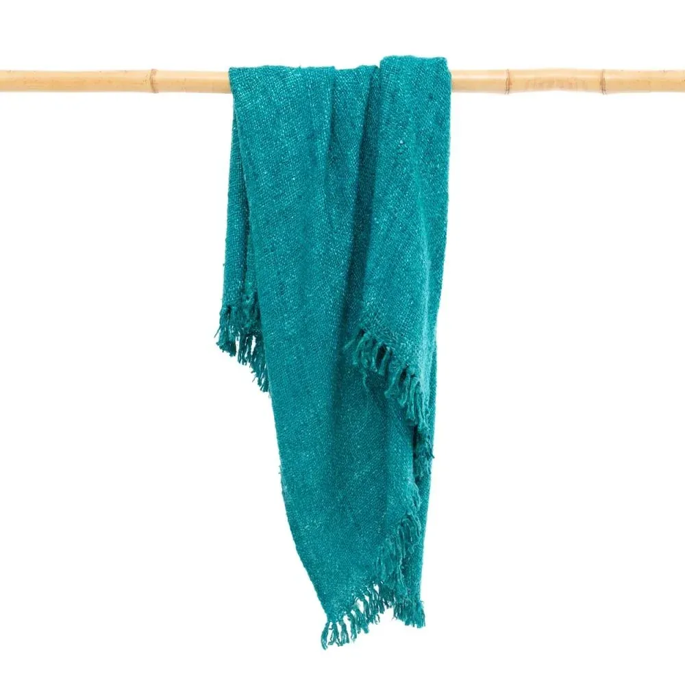 S'IL VOUS Plaid Aqua
