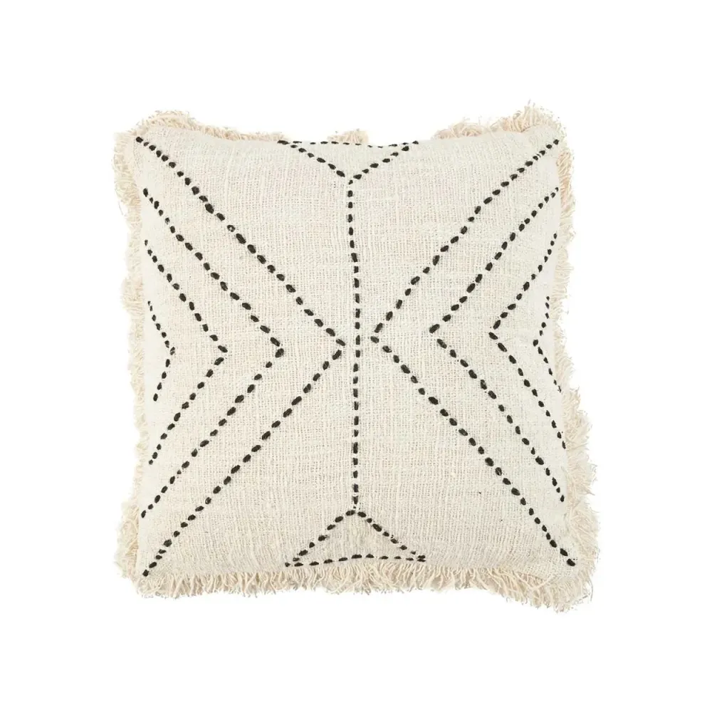 TRIBAL Housse de coussin - Noir naturel