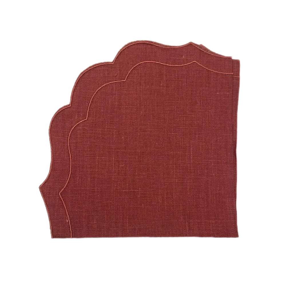 SERVIETTE PARENTESI MARSALA - LOT DE 4