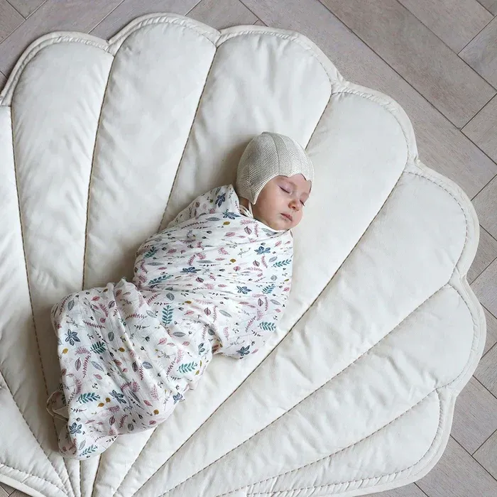 Cam Cam Sea Shell tapis de jeu pour bébé OCS Off White