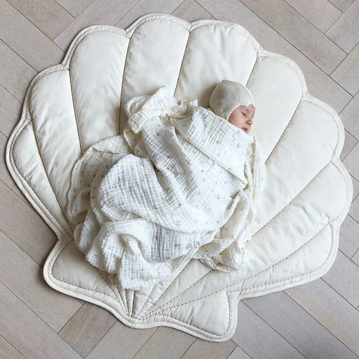 Cam Cam Sea Shell tapis de jeu pour bébé OCS Off White