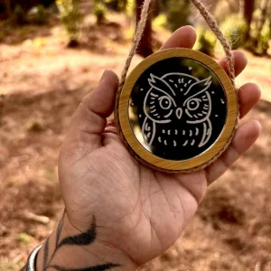 PETIT MIROIR ENCHANTÉ HIBOU Sweed Poco