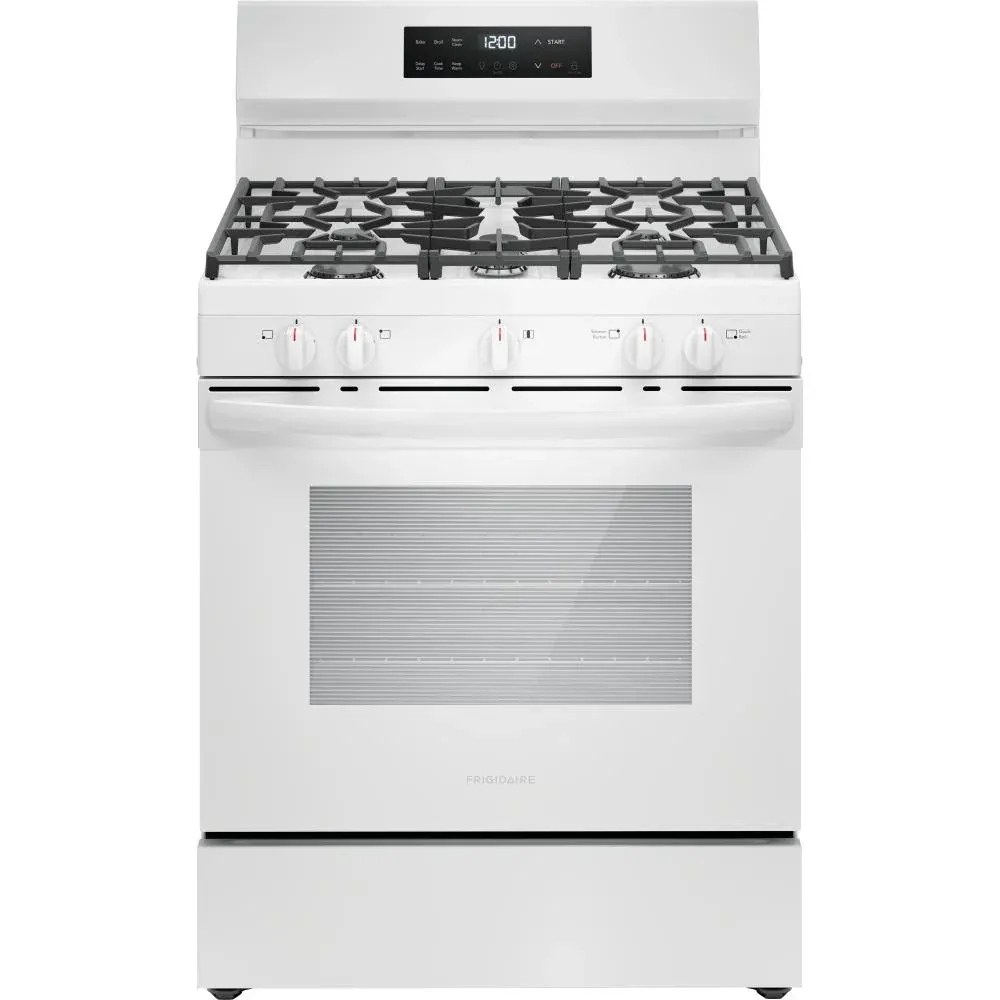 Frigidaire Cuisinière amovible à gaz de 30 pouces avec technologie Even Baking FCRG3062AW