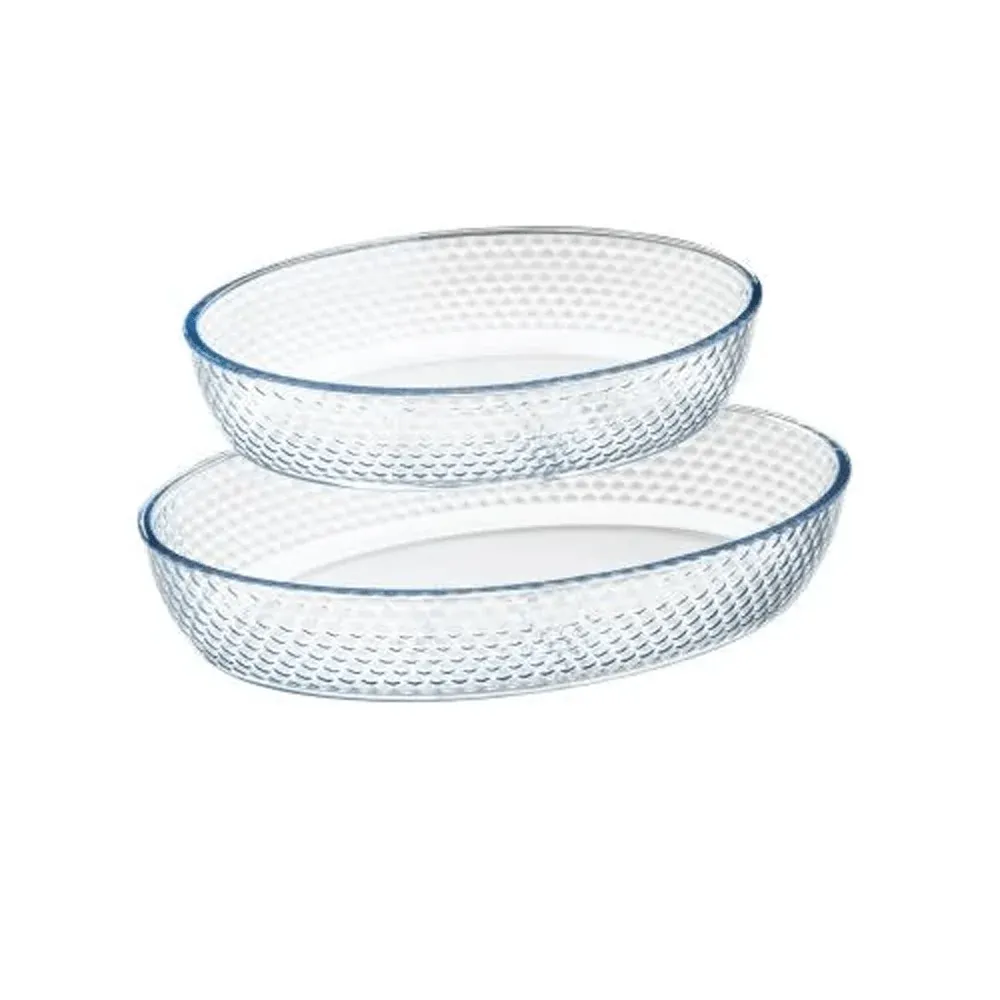 Set de 2 Plats à Four Ovale ALORNO – Qualité & Prix chez Alpha55 – Pour une maison organisée et élégante
