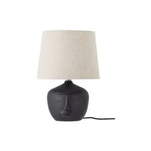 Moulinet manuel Lampe à poser en terre cuite noire Matheo Bloomingville - 43cm
