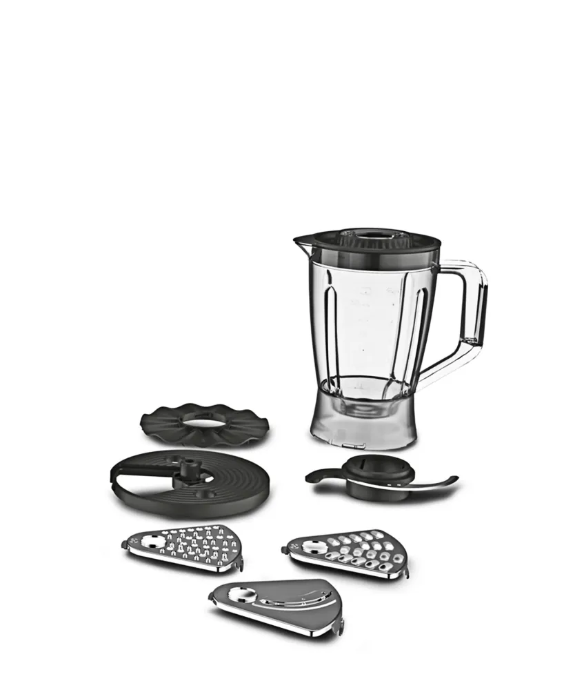 Moulinex Easy Force Food Processor - Blanc pur vapeur et mixeur intégrés