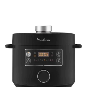 Moulinex Turbo Cuisine Electrical Pressure Cooker 5L- Noir jais