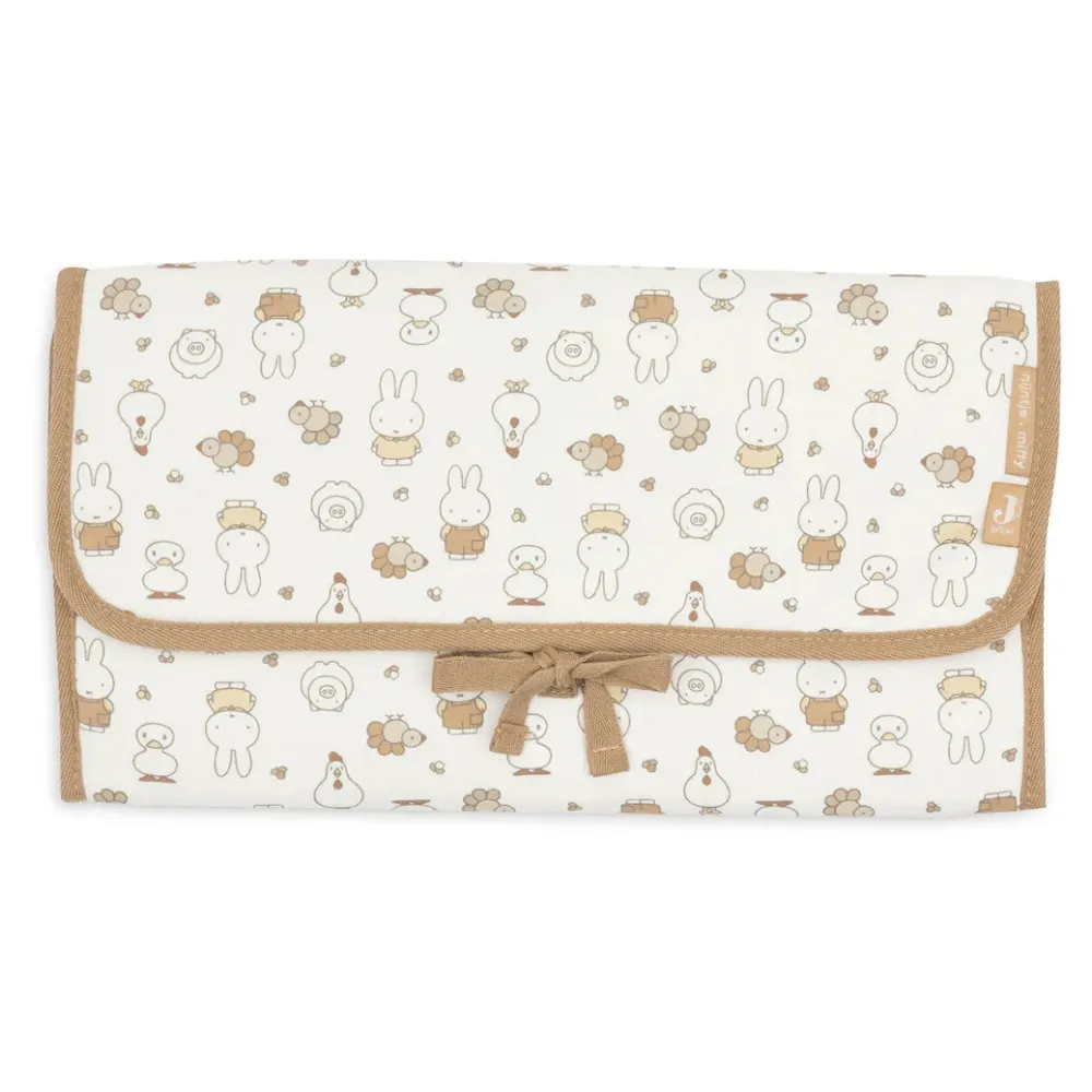 Tapis à langer nomade bébé – Miffy Family pliable et pratique en déplacement