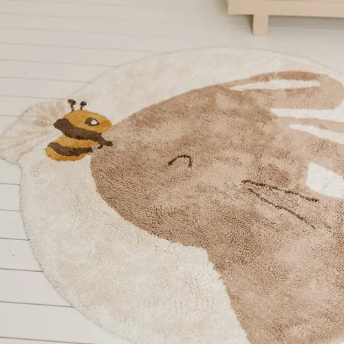 Tapis Lapin - 110 x 110 cm