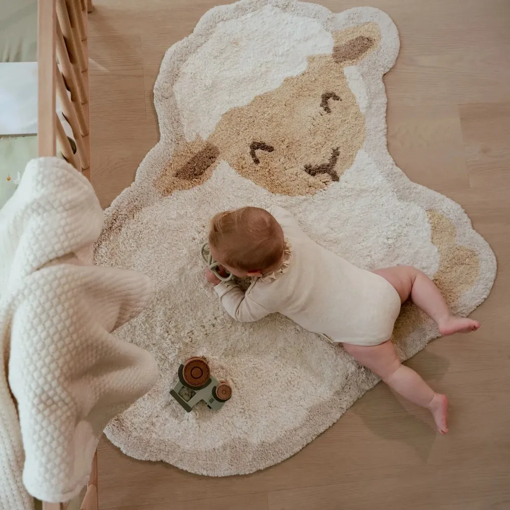 Tapis Mouton Blanc – Little Farm