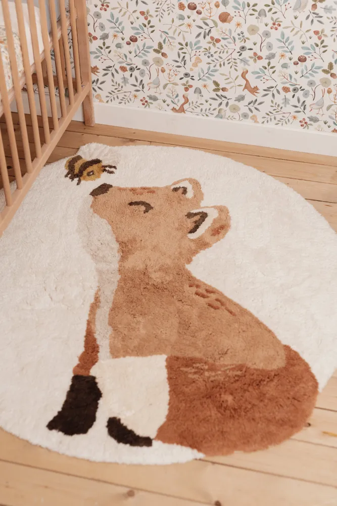 Tapis - Renard - 110 x 110 cm