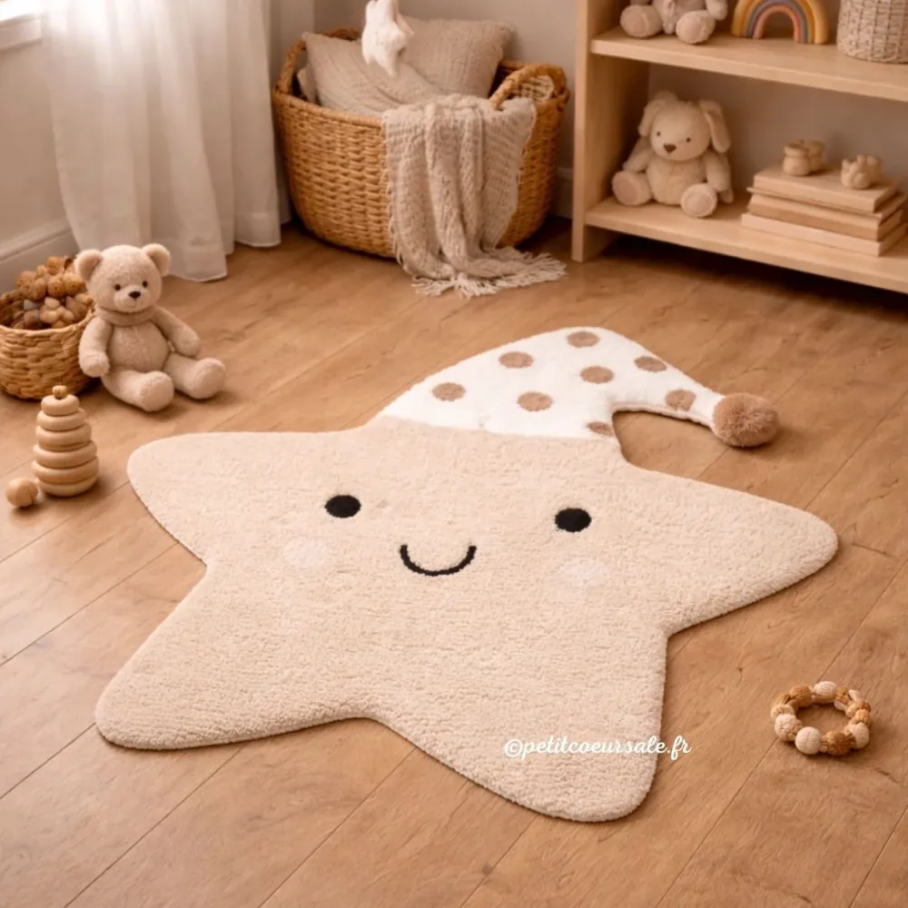 Tapis étoile Heaven - 105x100 cm