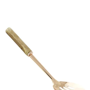 Lepicure Slotted Spoon - Rose Effet or