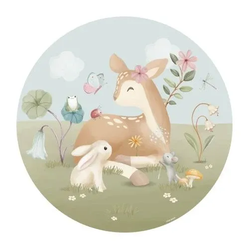 Cercle de papier peint - Multicolore - Fairy Garden
