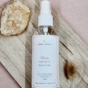 " MUSTY " Brume de linge - Spray textile Artisanal - Parfum d'intérieur naturel Sérénity Bougies