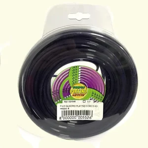 Active - Fil pour débroussailleuse Nylon Platine 3,3 mm Carré 0,5 kg