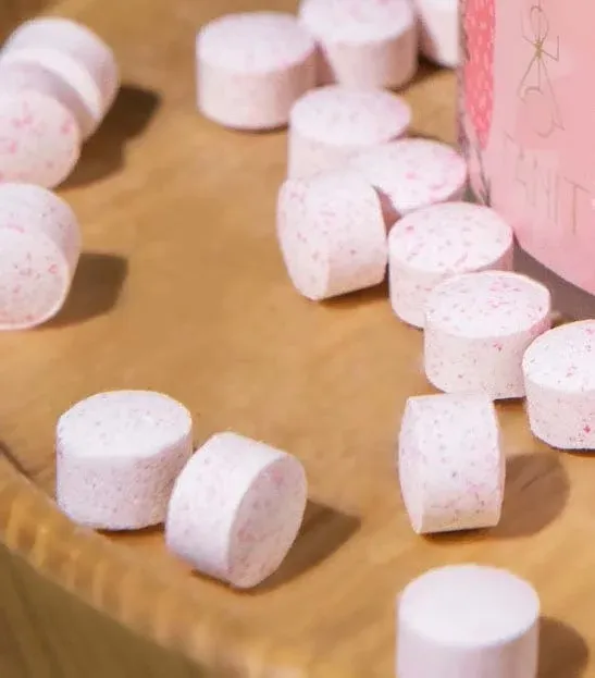 Dentifrice en pastilles Fraise - Recharge compostable 124 unités